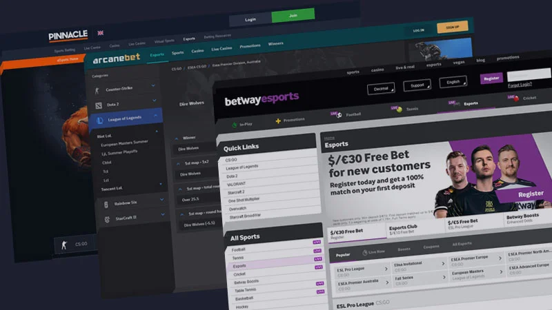 Criteria for E-Sports Betting Websites Selection